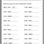 Multiplication Decimals Worksheets Grade 5 Save Worksheet