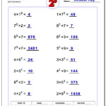 Multiplication With Exponents