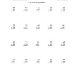 Multiplying 2 Digit By 2 Digit Numbers With Comma Separated Thousands A