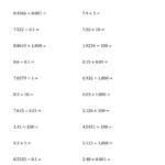 Multiplying And Dividing Decimals By All Powers Of Ten Standard Form