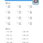 Multiplying And Dividing Decimals Worksheets