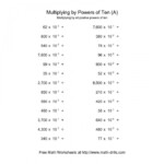 Multiplying By Powers Of 10 Worksheets 99Worksheets