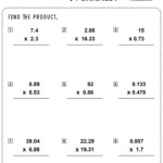 Multiplying Decimals Worksheets Math Monks