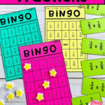 Multiplying Fractions Bingo Fraction Bingo Fraction Activities