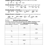 Percentages And Decimals Worksheet For Kids 12 Best Images Of