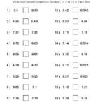 Pin By Miriam Magri On Maths Decimals Worksheets Integers Worksheet