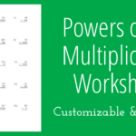 Powers Of Ten Multiplication Worksheet STEM Sheets