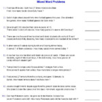 Printable Mixed Word Problems For Grade 3 Google Search Mixed Word