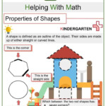 Properties Of Shapes Worksheets Kindergarten Math Worksheets