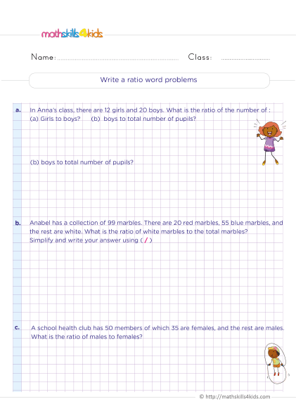 Ratio And Rates Worksheets Pdf For Grade 5 Equivalent Ratios 