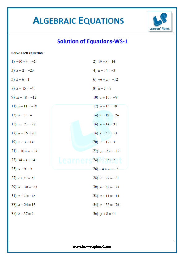 Recorded Lectures On Introduction To Algebra For Grade 6 CBSE