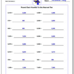 Rounding Worksheets With Carrying