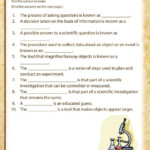 Science Process Skills Worksheets Answers Worksheets Master