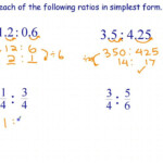 Simplifying Ratios Involving Decimals And Fractions YouTube