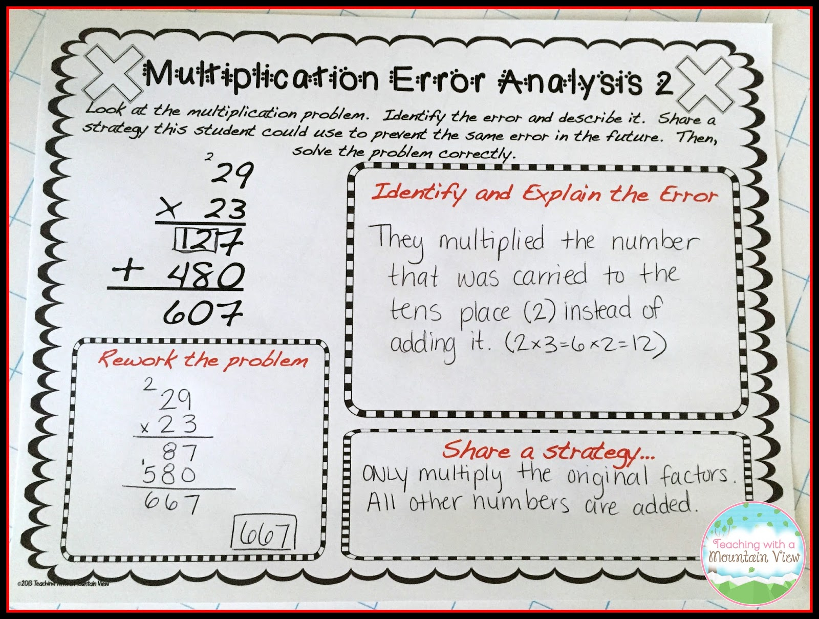 Teaching With A Mountain View Multiplication Mastery Madness