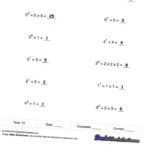 The Exponents Worksheets In This Section Provide Practice That