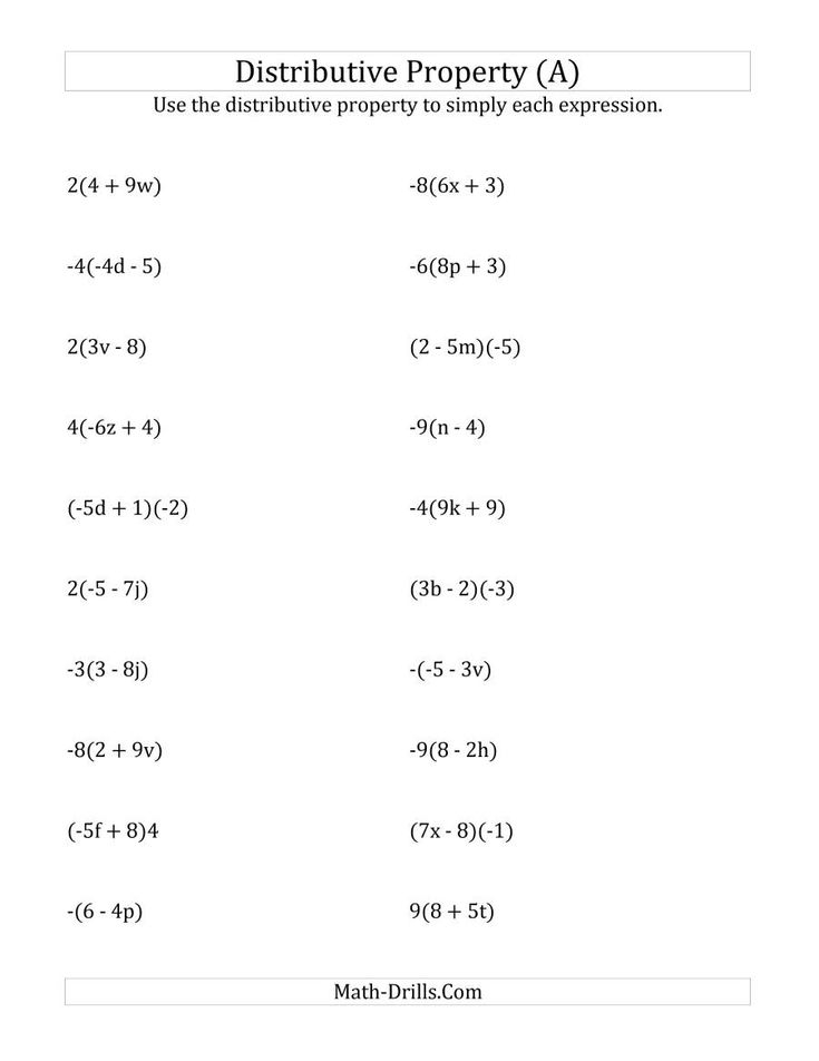 The Using The Distributive Property Answers Do Not Include Exponents 