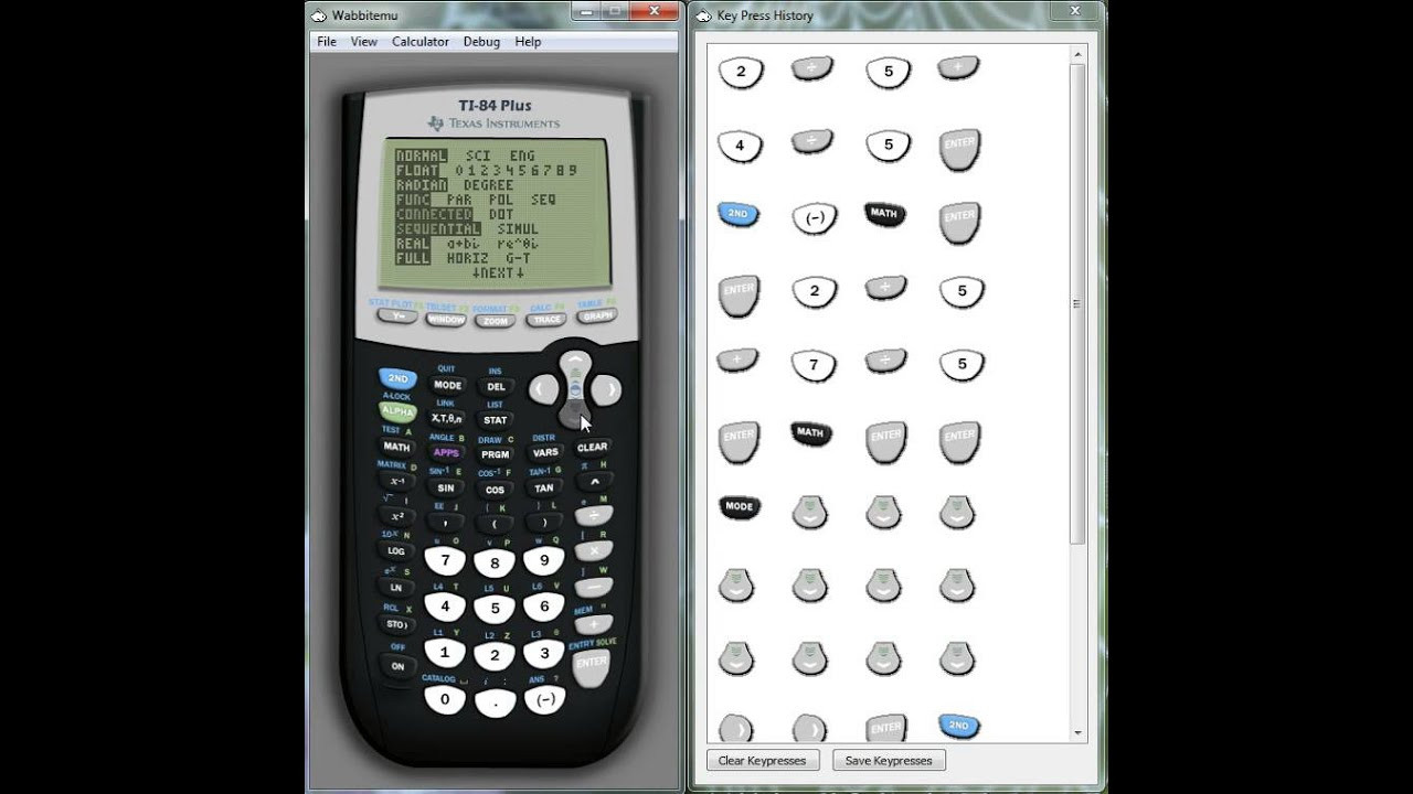 TI 84 Tutorial Fractions YouTube