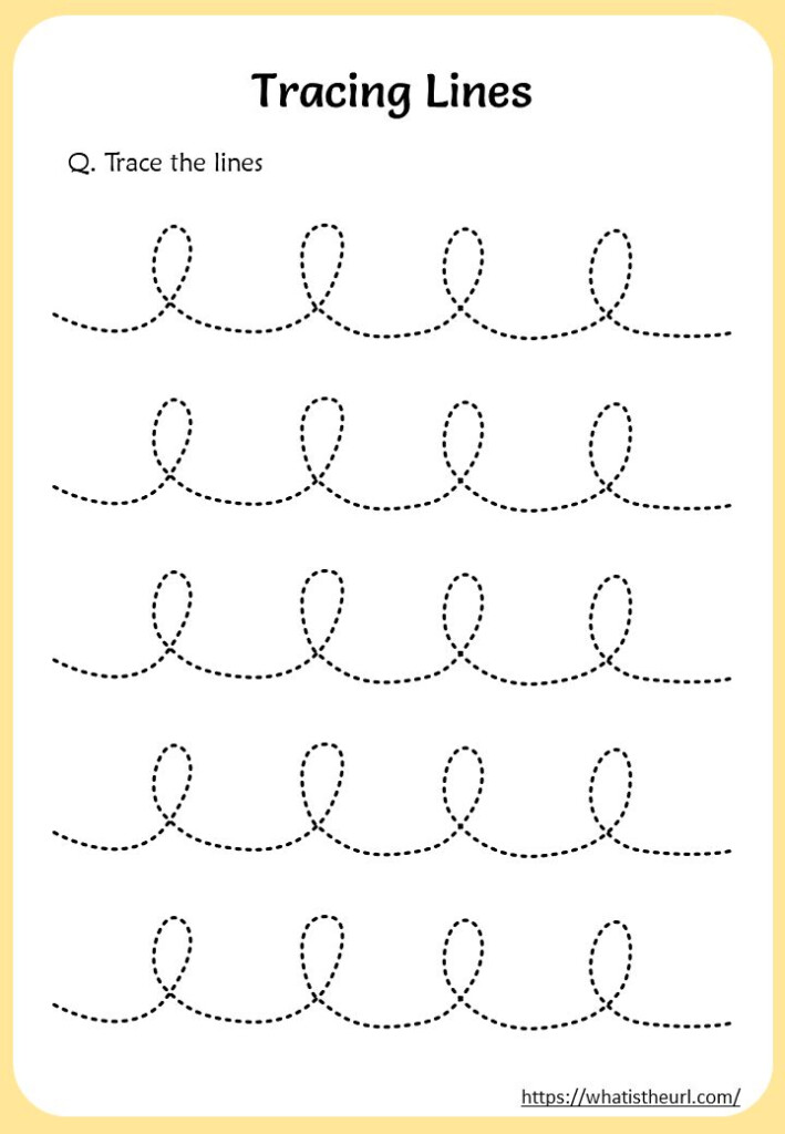 Tracing Lines Worksheet For 1st Grade Tracing Lines Tracing 