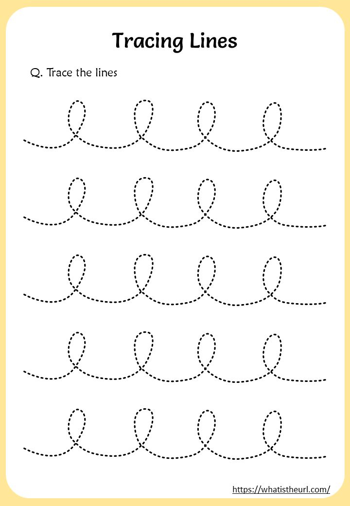 Tracing Lines Worksheet For 1st Grade Tracing Lines Tracing 