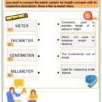 Understanding The Metric System Unit Of Measurement Worksheets