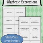 Variables And Expressions Worksheet Image Very Well Writing Algebraic