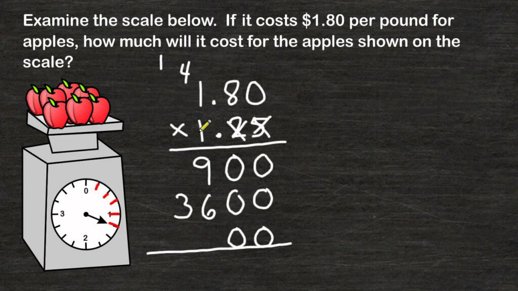 Word Problems Multiplying Decimals YouTube