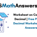 Worksheet On Concept Of Decimal Free Printable Decimal Worksheets