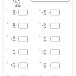 Writing The Decimal Equivalent Of Hundredths Fraction And Decimal